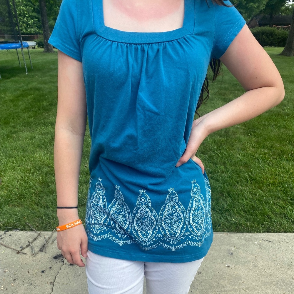 725 Originals Teal Blouse